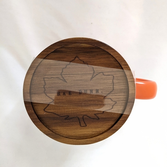 Rae Dunn Morning Pumpkin Orange Ceramic Mug - Picture 4 of 6